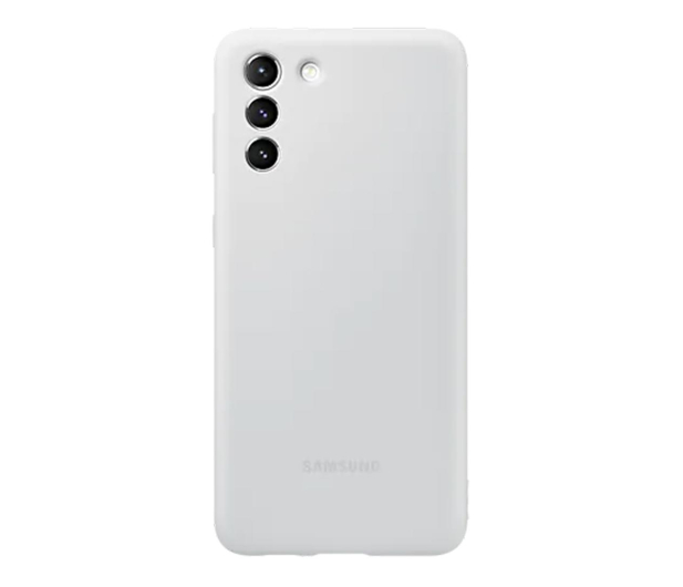 SAMSUNG Etui Silicone Cover Samsung S21+ Light Gray - 617439 - zdjęcie 2